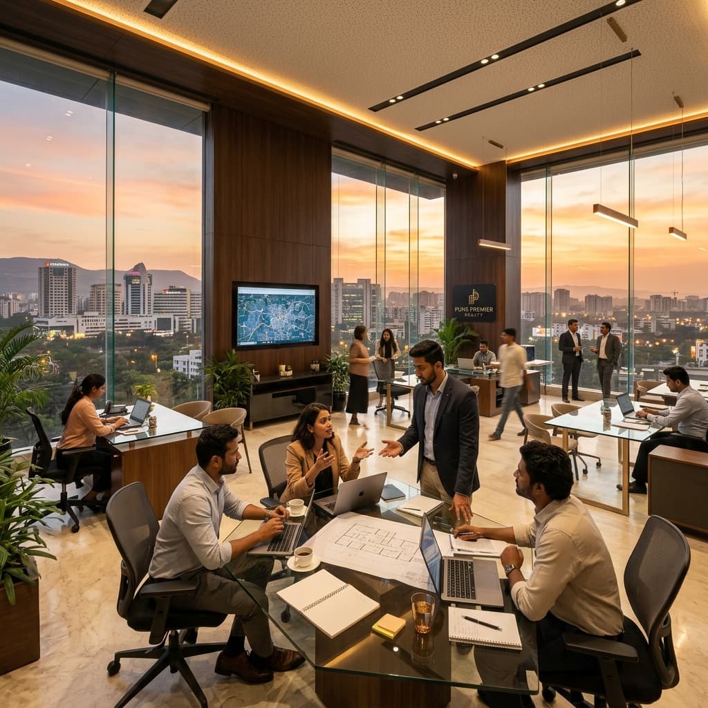 Premium Skyline Work Env